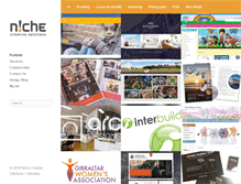 Tablet Screenshot of niche-creative.com